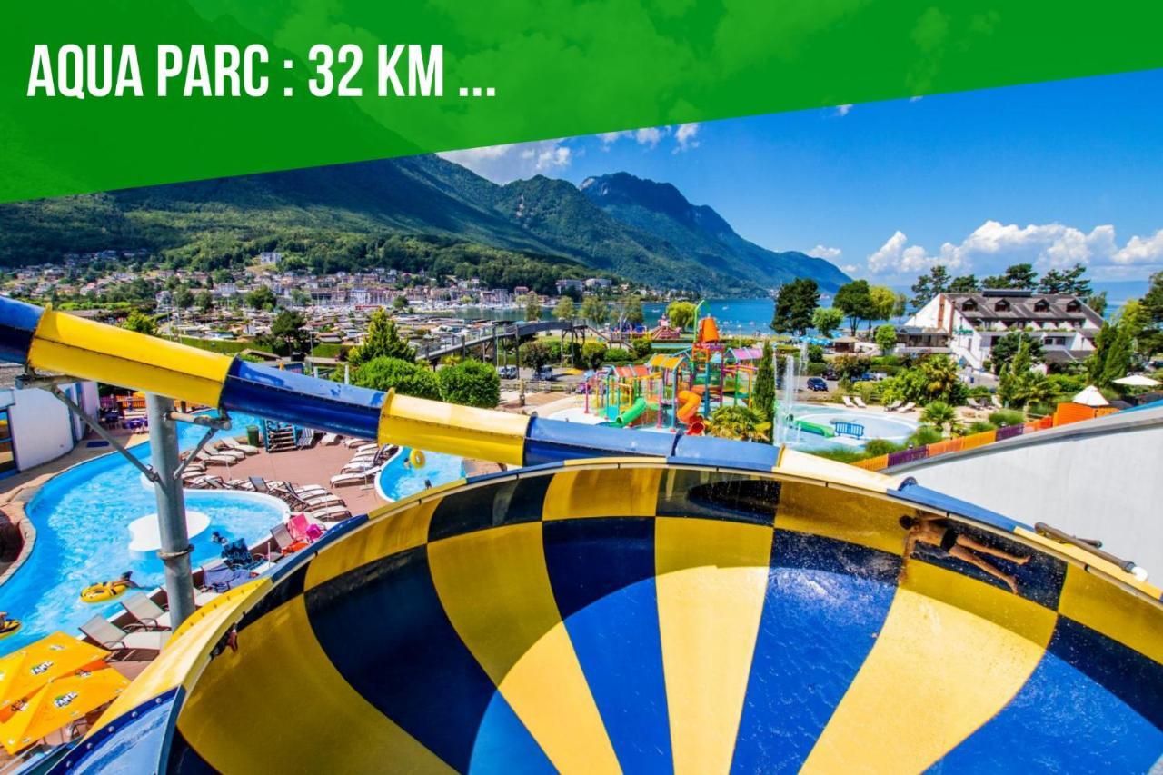 Viva Leman- Hypercentre - Vue Panoramique- Parking - Wifi Appartement Thonon-les-Bains Buitenkant foto